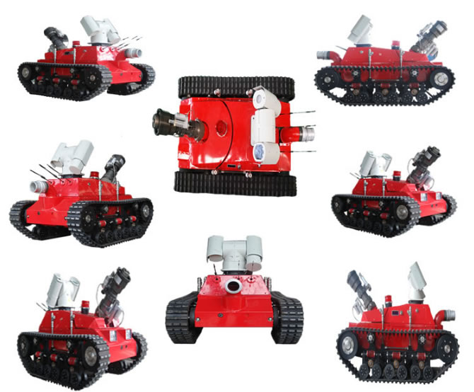 fire extinguishing robot instruction
