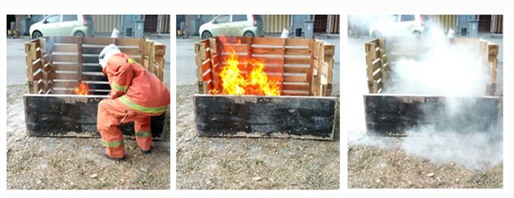 fire extinguisher ball instruction