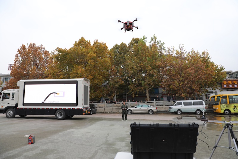 Pciture 3 Fire drone demonstration